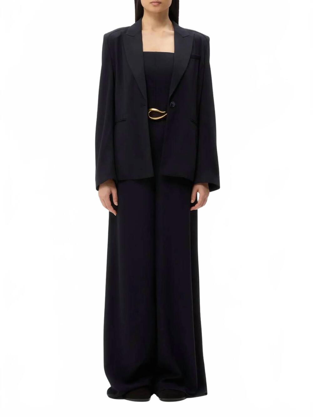 NEW TWP boy crepe blazer in midnight